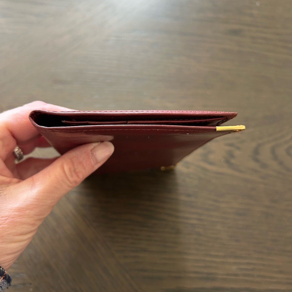 Cartier VINTAGE Burgundy Long Wallet EUC - Picture 15 of 15